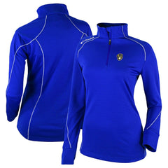 Milwaukee Brewers Columbia Women's Cooperstown Collection Shotgun 2.0 Omni-Wick Quarter-Zip Top - Royal discount