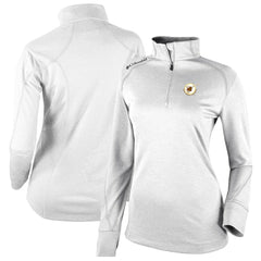 San Diego Padres Columbia Women's Cooperstown Collection Shotgun 2.0 Omni-Wick Quarter-Zip Top - White Online