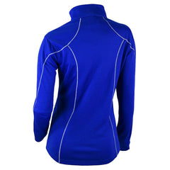Atlanta Braves Columbia Women's Cooperstown Collection Shotgun 2.0 Omni-Wick Quarter-Zip Top - Royal On Sale