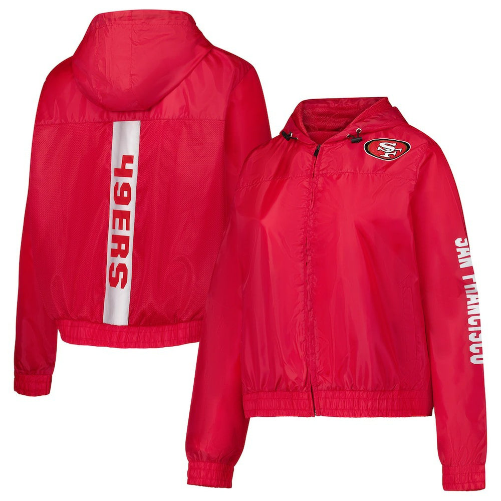 San Francisco 49ers Women's Full-Zip Jacket Scarlet - Fanatics