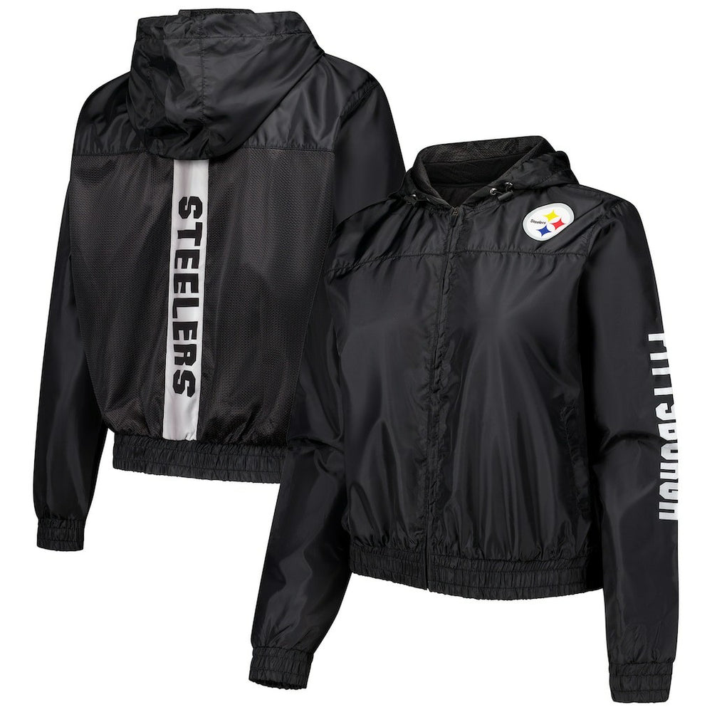 Pittsburgh Steelers Women's Full-Zip Jacket Black - Fanatics