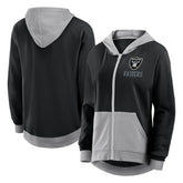 Las Vegas Raiders Women's Hit It Full-Zip Hoodie Black - Fanatics