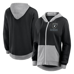 Las Vegas Raiders Women's Hit It Full-Zip Hoodie Black - Fanatics