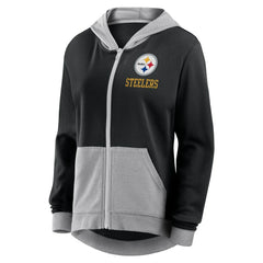 Pittsburgh Steelers Women's Hit It Full-Zip Hoodie Black - Fanatics