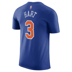 Nike - Josh Hart New York Knicks Icon Edition Name & Number T-Shirt - Blue