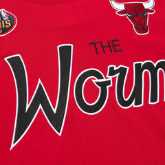 Mitchell & Ness - Dennis Rodman Chicago Bulls Premium Nickname T-Shirt - Red