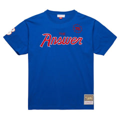Mitchell & Ness - Allen Iverson Philadelphia 76ers Premium Nickname T-Shirt - Royal