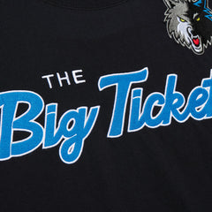 Mitchell & Ness - Kevin Garnett Minnesota Timberwolves Premium Nickname T-Shirt - Black