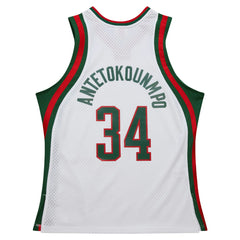 Mitchell & Ness - Giannis Antetokounmpo Milwaukee Bucks 2013/14 Hardwood Classics Swingman Jersey - White