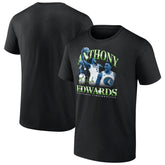 NBA - Anthony Edwards Minnesota Timberwolves Retro '90s T-Shirt - Black