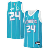 Nike - Brandon Miller Charlotte Hornets Youth Swingman Jersey - Icon Edition - Teal