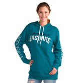 Jacksonville Jaguars G-III 4Her by Carl Banks Women's Extra Inning Pullover Hoodie Teal - NFL