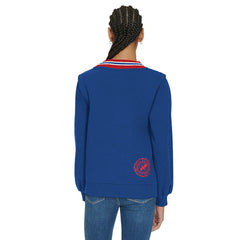 Buffalo Bills Tommy Hilfiger Women's Alice V-Neck Pullover Sweatshirt Royal - NFL