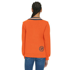 Denver Broncos Tommy Hilfiger Women's Alice V-Neck Pullover Sweatshirt Orange - NFL