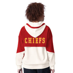 Kansas City Chiefs Starter Women's Scrimmage Full-Zip Hoodie White - NFL