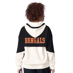 Cincinnati Bengals Starter Women's Scrimmage Full-Zip Hoodie White - NFL
