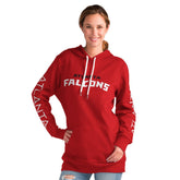 Atlanta Falcons G-III 4Her by Carl Banks Women's Extra Inning Pullover Hoodie Red - NFL