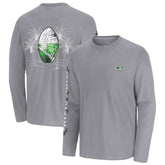 Green Bay Packers Oasis Endzone Lux Long Sleeve T-Shirt Gray - Tommy Bahama