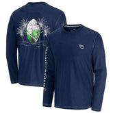 Tennessee Titans Oasis Endzone Lux Long Sleeve T-Shirt Blue - Tommy Bahama