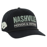 Nashville Predators - '47 OHT Military Appreciation Homeland Honor and Defend Hitch Adjustable Hat Black