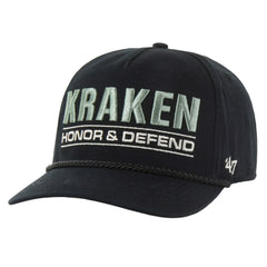 Seattle Kraken '47 OHT Military Appreciation Homeland Honor and Defend Hitch Adjustable Hat Black