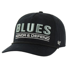 St. Louis Blues - '47 OHT Military Appreciation Homeland Honor and Defend Hitch Adjustable Hat Black