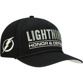 Tampa Bay Lightning - '47 OHT Military Appreciation Homeland Honor and Defend Hitch Adjustable Hat Black