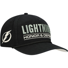 Tampa Bay Lightning - '47 OHT Military Appreciation Homeland Honor and Defend Hitch Adjustable Hat Black