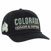 Colorado Avalanche - '47 OHT Military Appreciation Homeland Honor and Defend Hitch Adjustable Hat Black