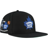 Toronto Maple Leafs - Mitchell & Ness Core Top Spot Snapback Hat Black