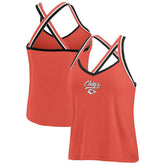 Kansas City Chiefs WEAR by Erin Andrews Women's Cross Strap Tri-Blend Tank Top Red - NFL