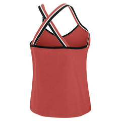 San Francisco 49ers WEAR by Erin Andrews Women's Cross Strap Tri-Blend Tank Top Scarlet - NFL