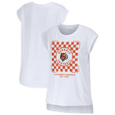 Cincinnati Bengals WEAR by Erin Andrews Women's Checker Muscle Tank Top White - NFL