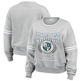 Philadelphia Eagles WEAR by Erin Andrews Women's Pullover Sweatshirt Heather Gray - NFL