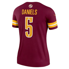 Jayden Daniels Washington Commanders Women's Legend Player Performance Top Burgundy - Nike