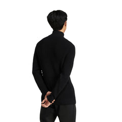 Adidas Germany National Team Originals 125th Anniversary Culturewear Half-Zip Rib-Knit Top - Black