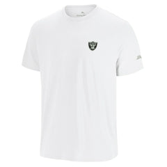 Las Vegas Raiders Sport Torchdown Graphic T-Shirt White - Tommy Bahama