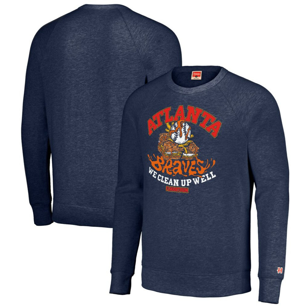 Atlanta Braves MLB x Guy Fieri’s Flavortown Unisex Tri-Blend Pullover Sweatshirt Online