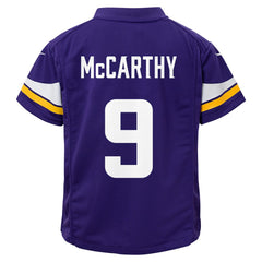 J.J. McCarthy Minnesota Vikings Preschool Player Game Jersey Purple - Nike