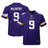 J.J. McCarthy Minnesota Vikings Youth Game Jersey Purple - Nike