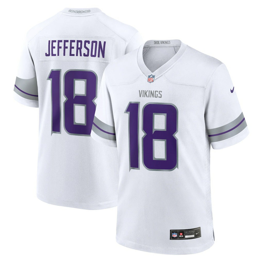Justin Jefferson Minnesota Vikings Youth Game Jersey White - Nike