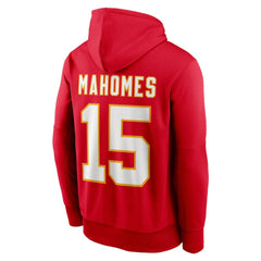 Patrick Mahomes Kansas City Chiefs Player Name & Number Therma Hoodie Red - Nike