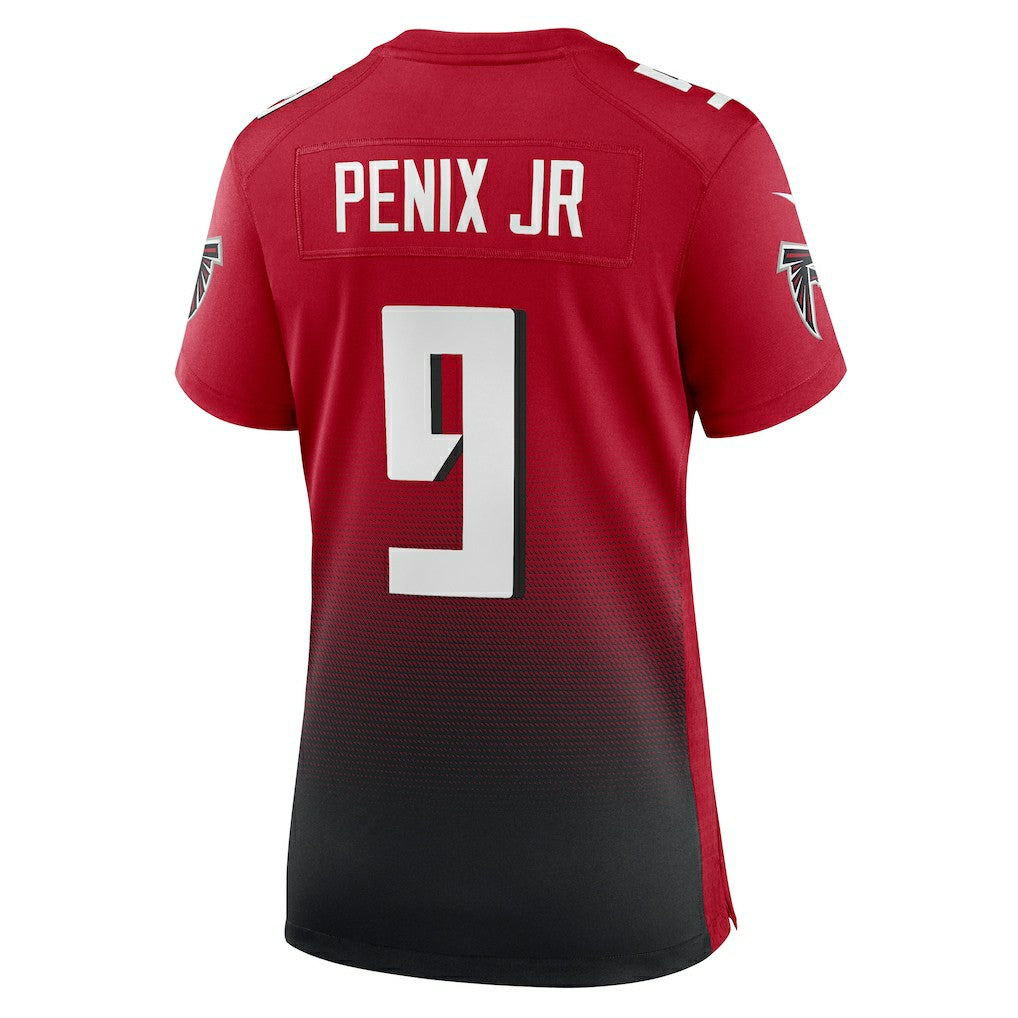 Michael Penix Jr. Atlanta Falcons Women's Alternate Game Jersey - Red | NFL Jerseys