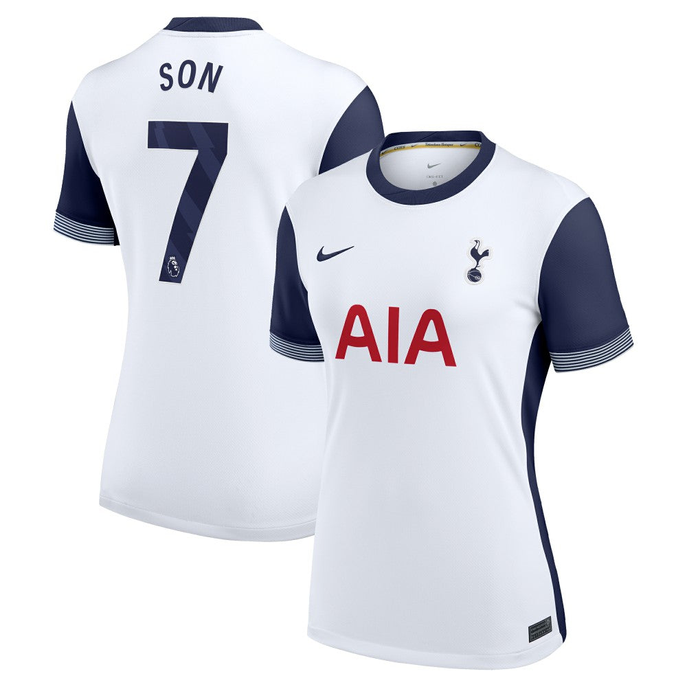 Nike Son Heung-Min Tottenham Hotspur Women's 2024/25 Home Replica Player Jerseys - White