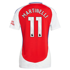 Adidas Gabriel Martinelli Arsenal Women's 2024/25 Home Replica Player Jerseys – Red