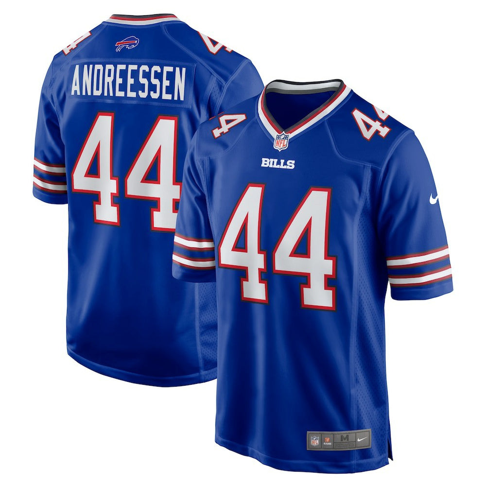 Joe Andreessen Buffalo Bills Game Jersey Royal - Nike