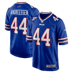 Joe Andreessen Buffalo Bills Game Jersey Royal - Nike