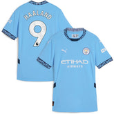 Puma Erling Haaland Manchester City Women's 2024/25 Home Replica Player Jerseys - Light Blue