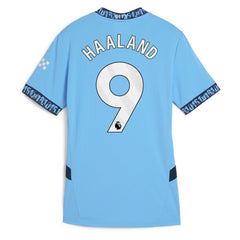 Puma Erling Haaland Manchester City Women's 2024/25 Home Replica Player Jerseys - Light Blue