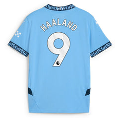 Puma Erling Haaland Manchester City Youth 2024/25 Home Replica Player Jerseys - Light Blue